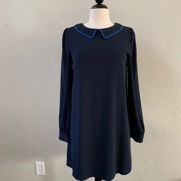 a line peter pan collar dress Women's Peter Pan Collar Dress 3/4 Sleeve a Line Elegant Wear to Work  Dresses main image 0